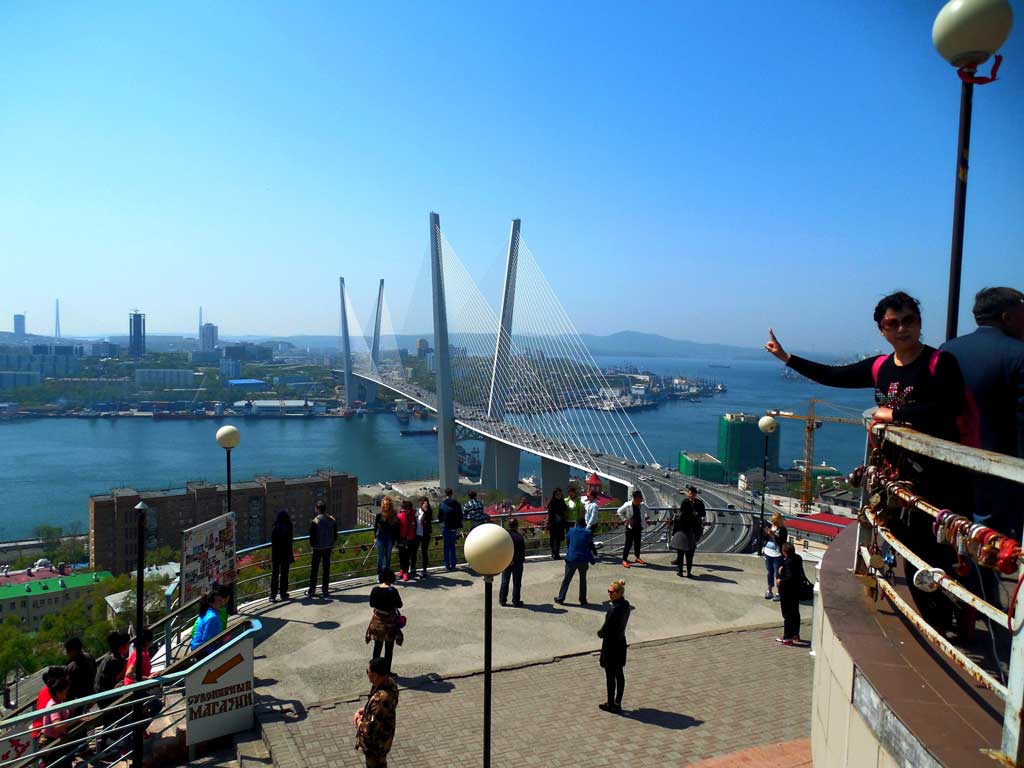 Vladivostok, Russia Panorama of the Central Part of the City of ...